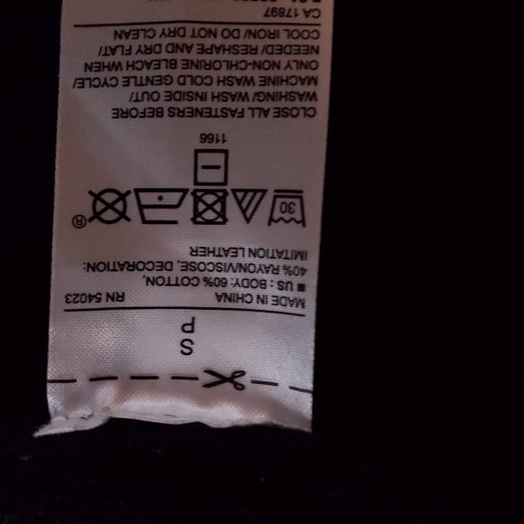 BANANA REPUBLIC Long Cardigan Buckle Closure Business casual Black Size Small - Picture 5 of 5